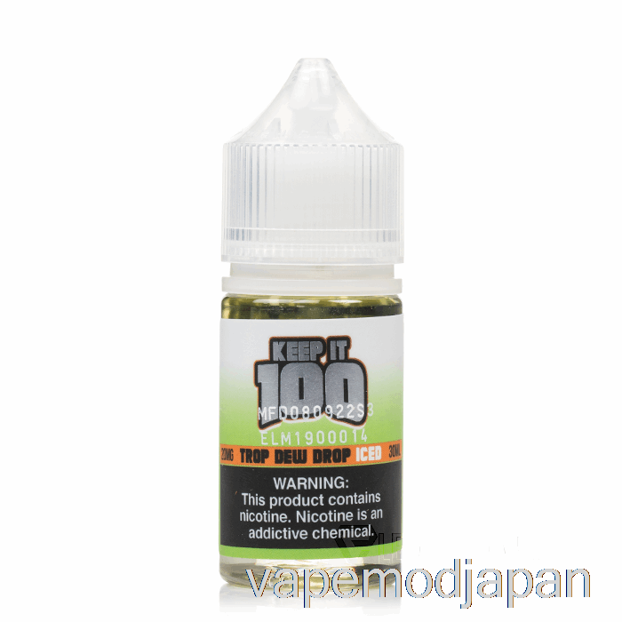 VAPE Japan アイストロップデュードロップ - キープイット 100 ソルト - 30ml 20mg